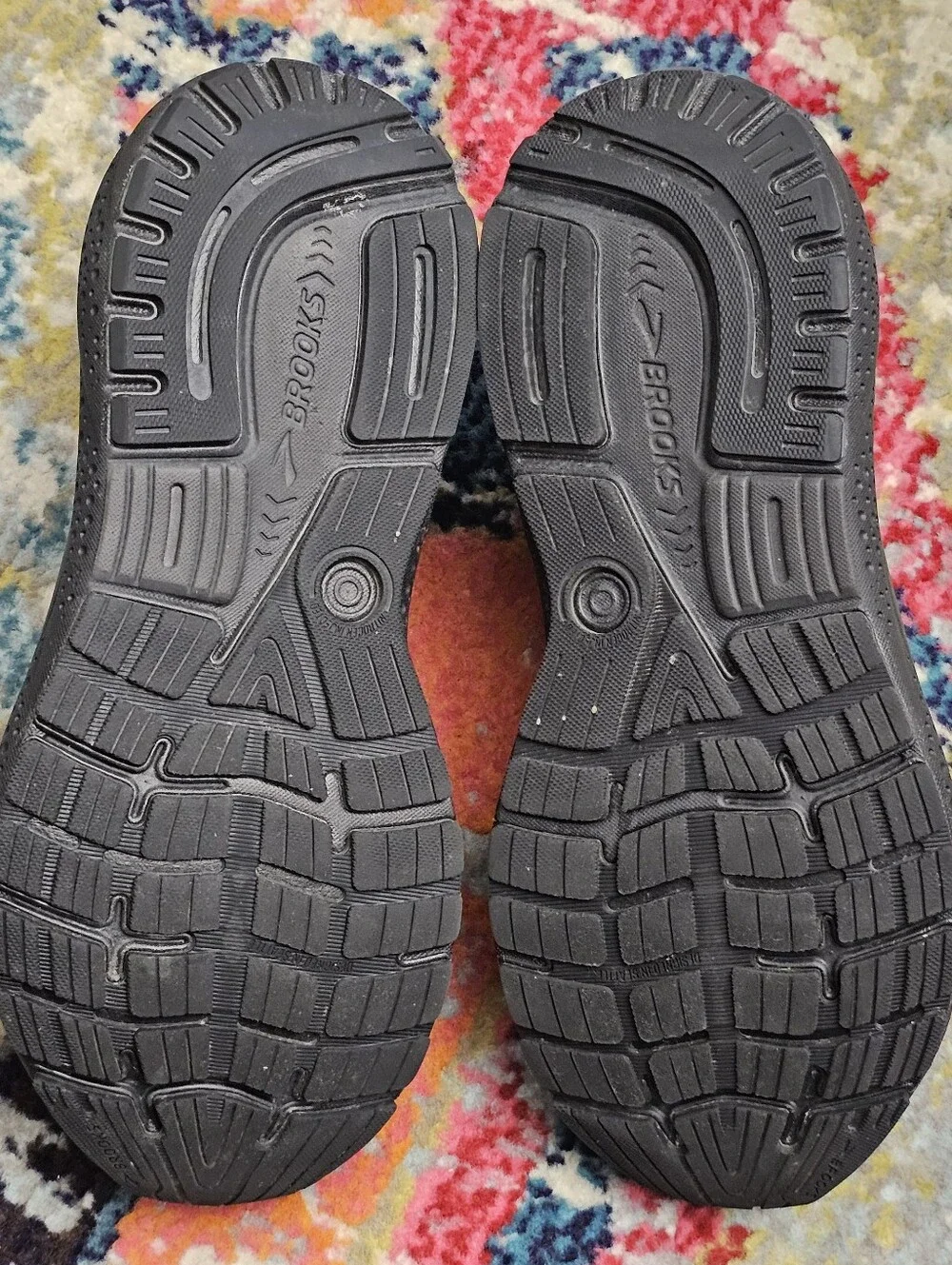 Brooks Ghost 16 Mens 7.5 Narrow Black Running Shoes 1204071D020 Sneakers